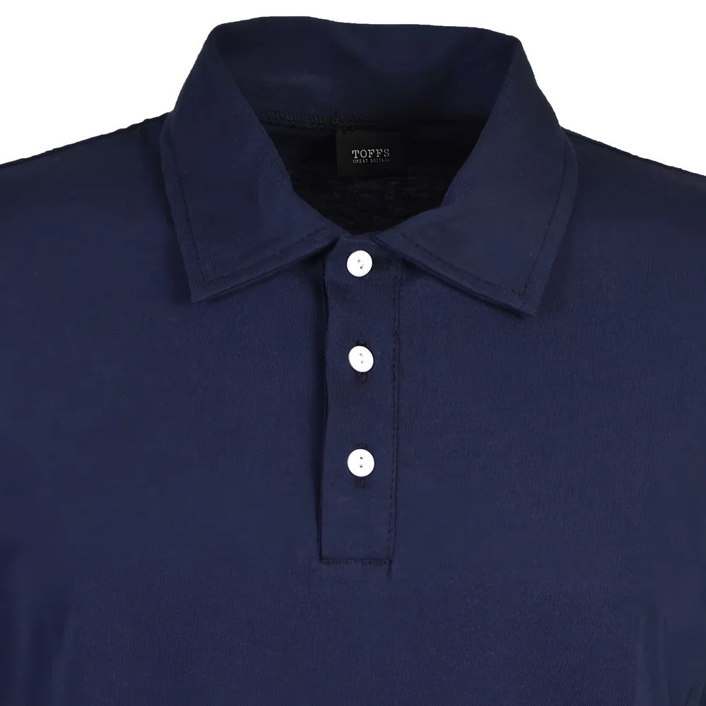 Toffs Retro Polo Shirt - Navy_2