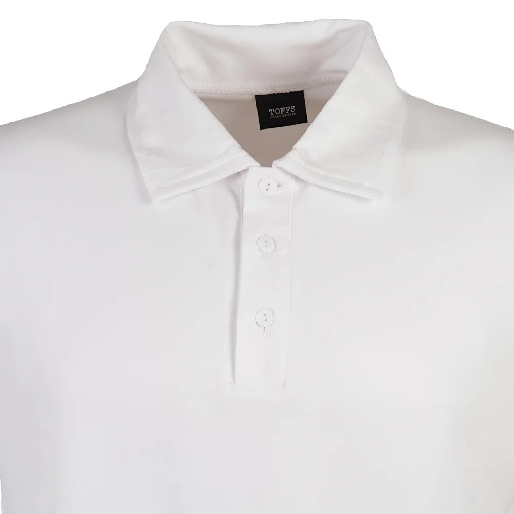 Toffs Retro Polo Shirt - White_2