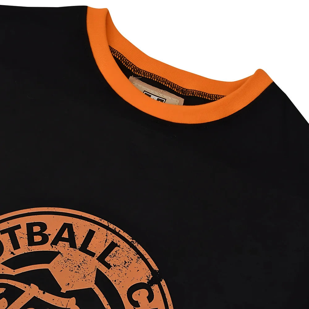 TOFFS Rovaniemi T-Shirt - Black/Amber Ringer_1