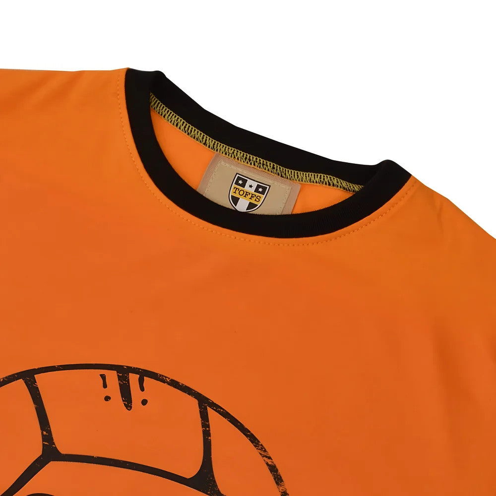 TOFFS Football T-Shirt - Amber/Black Ringer_1