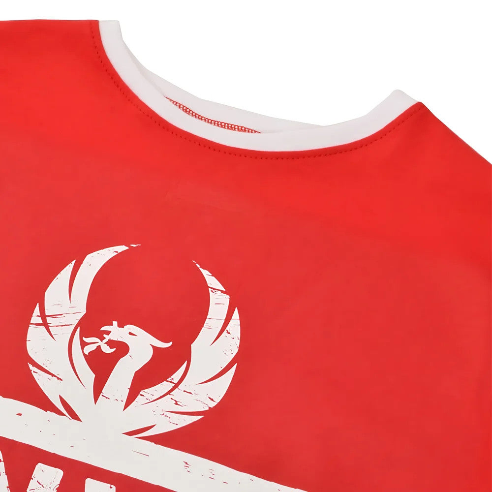 Liverpool YNWA T-Shirt - Red/White Ringer_1