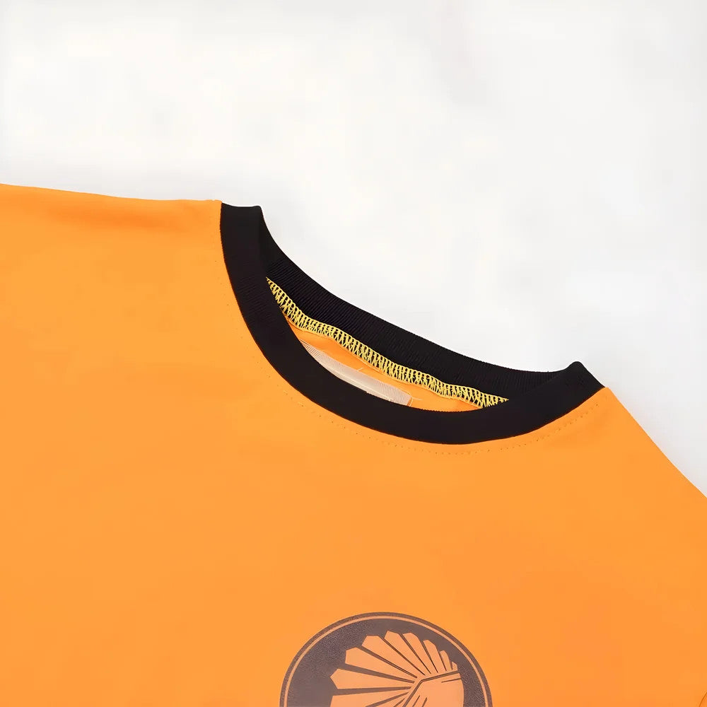 Kaizer Chiefs 12th Man T-Shirt - Amber/Black Ringer_2