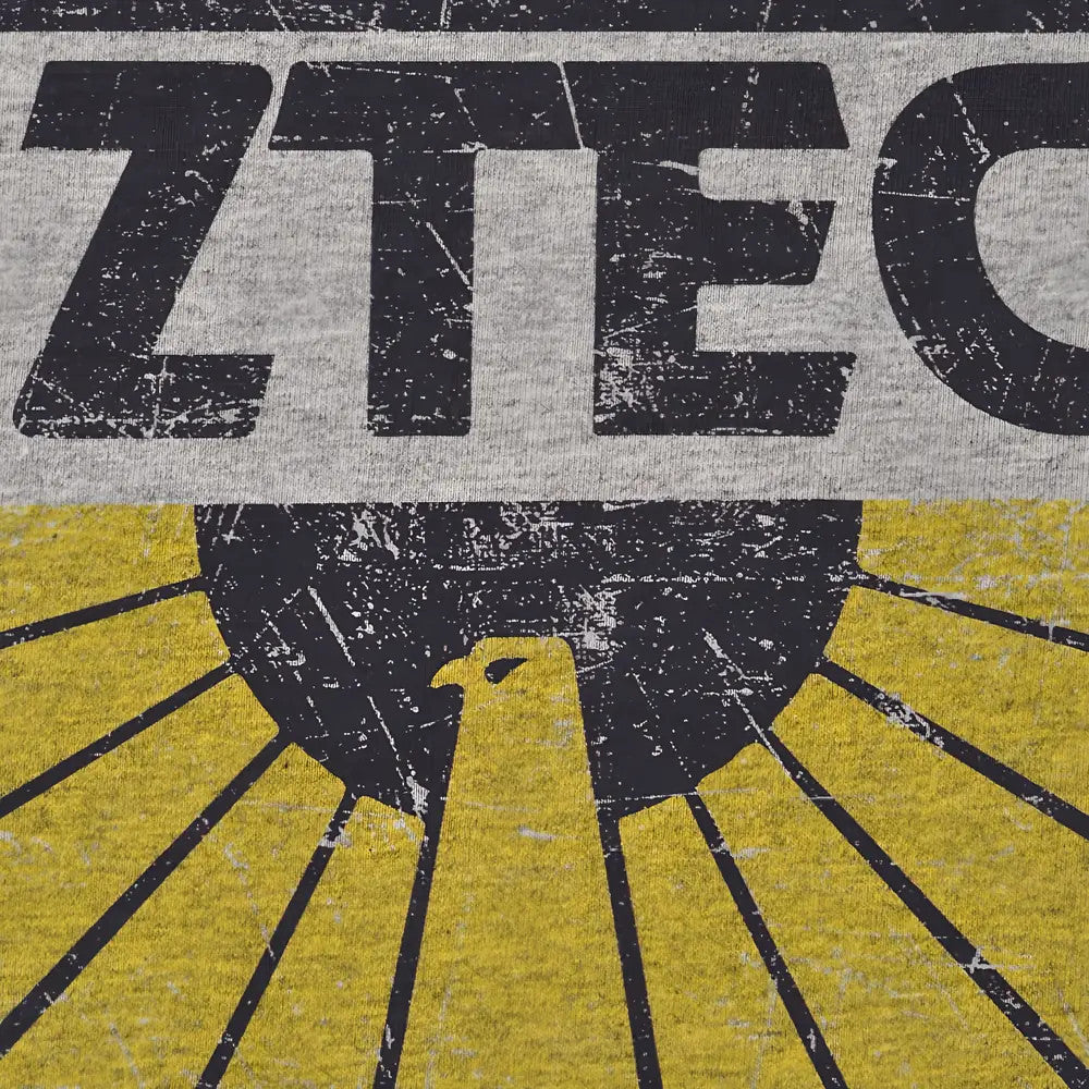 Los Angeles Aztecs Vintage Logo - Grey T-Shirt_1