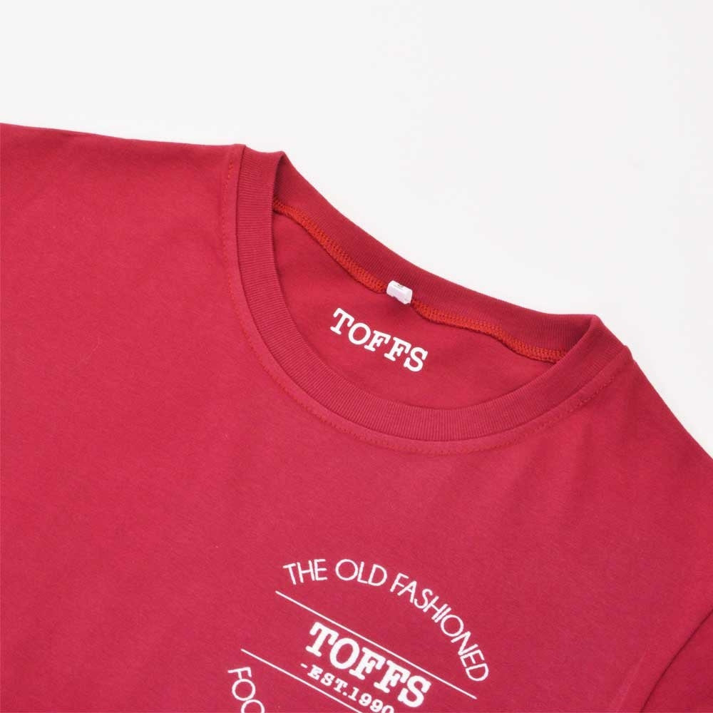 TOFFS: The Old Fashioned Football Shirt Co - Maroon T-Shirt_2