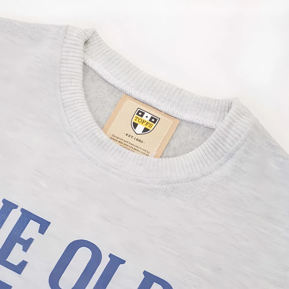 The Old Fahioned Football Shirt Co. Sweatshirt - Light Grey_2