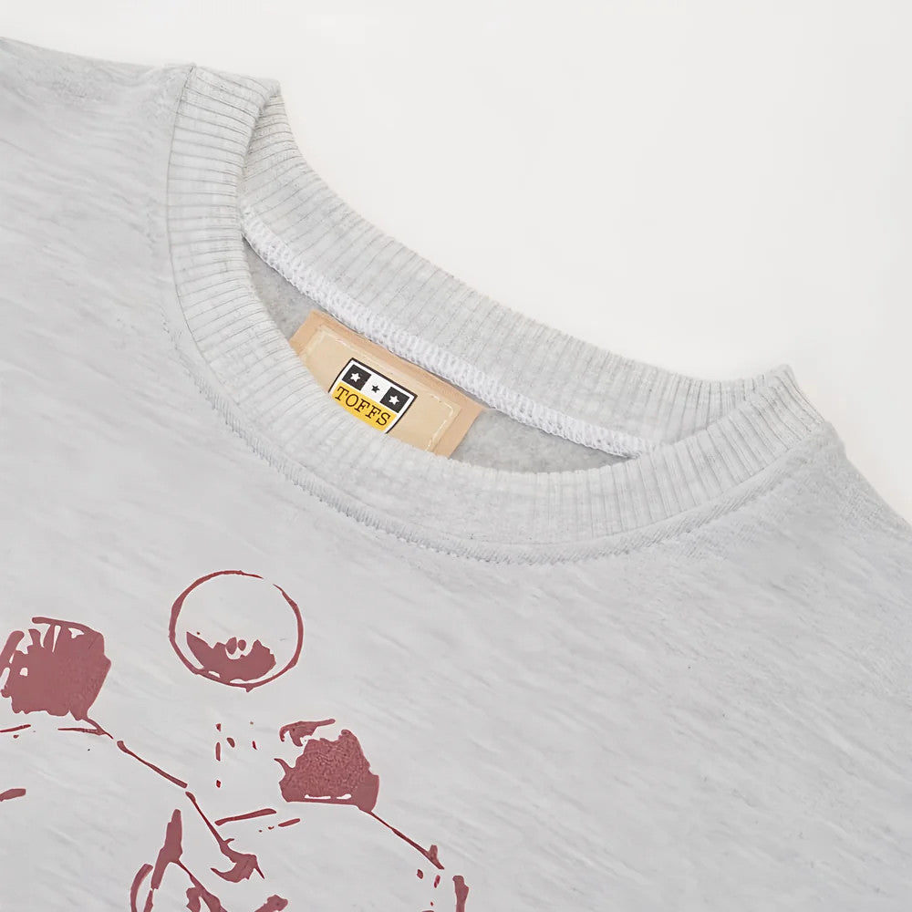 TOFFS Header Sweatshirt - Light Grey_2