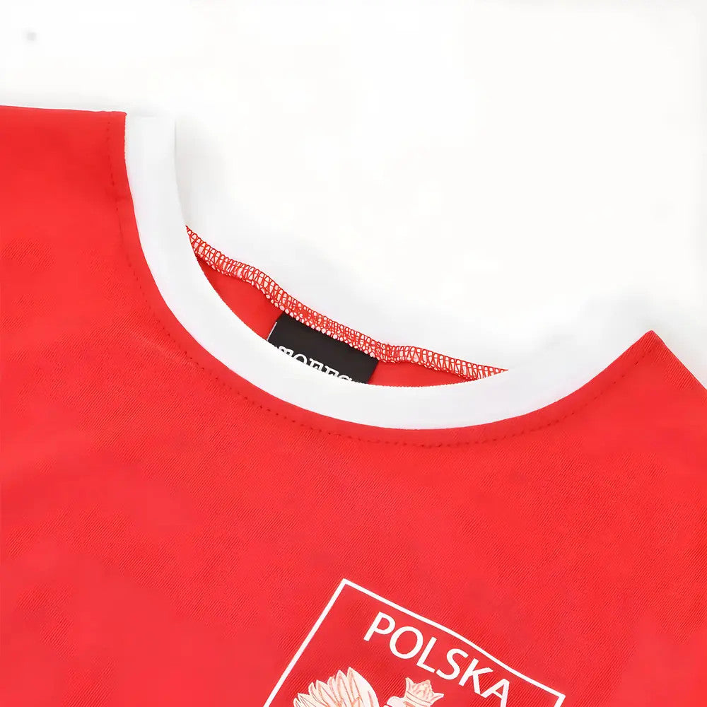 Poland 12th ManT-Shirt - Red/White Ringer_2