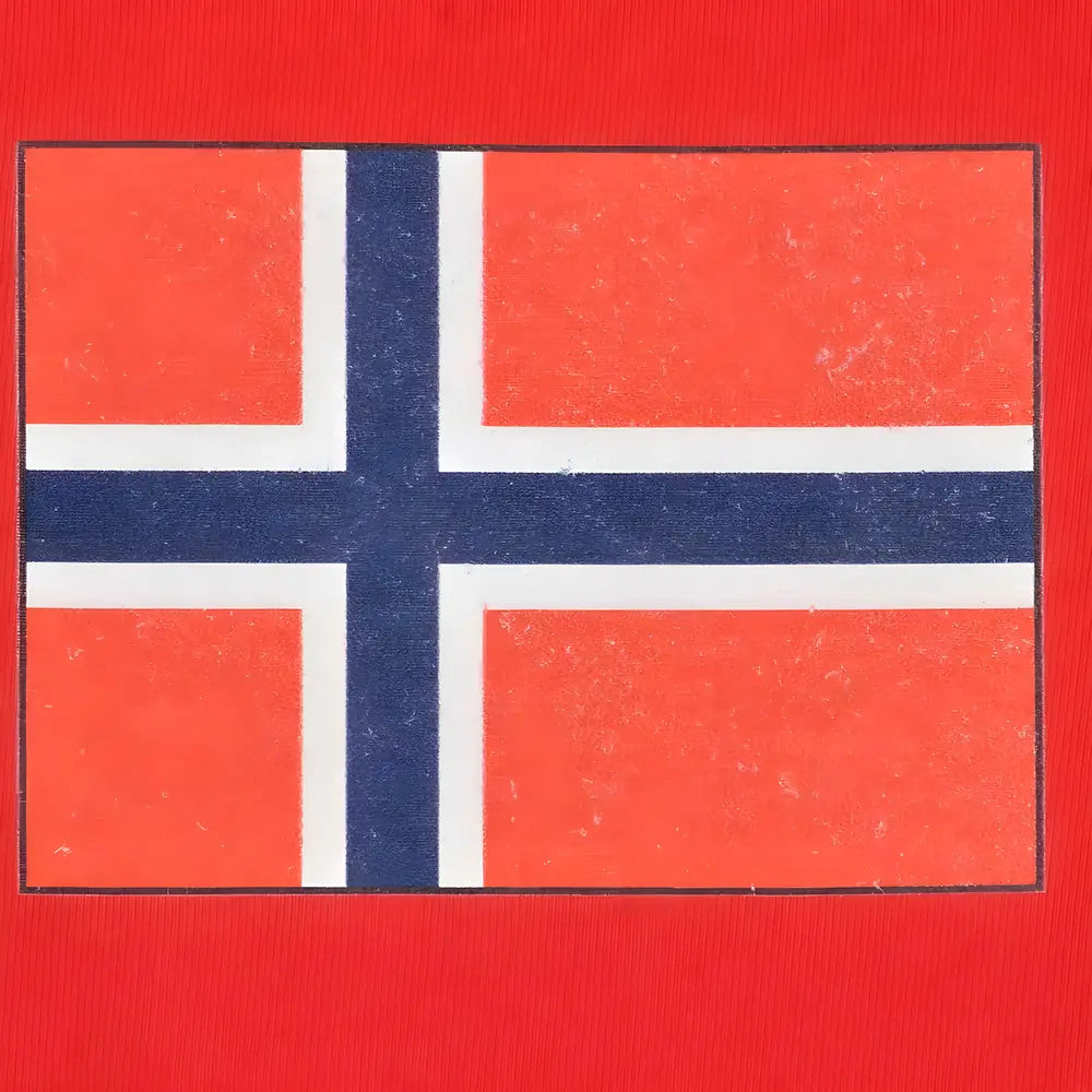 Norway 12th Man T-Shirt - Red/White Ringer_1
