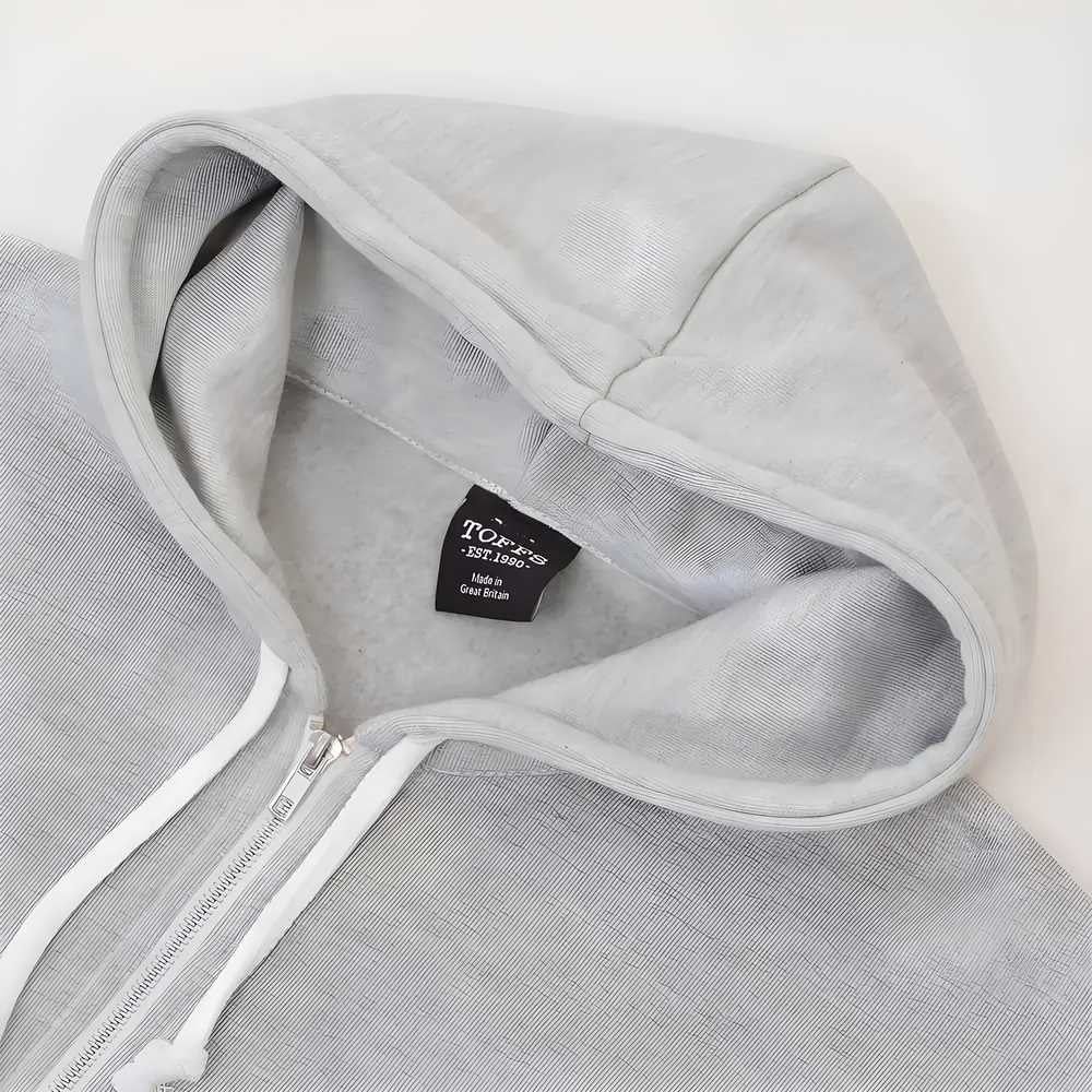 Pennarello: LPFC Zidane Zipped Hoodie - Light Grey_2