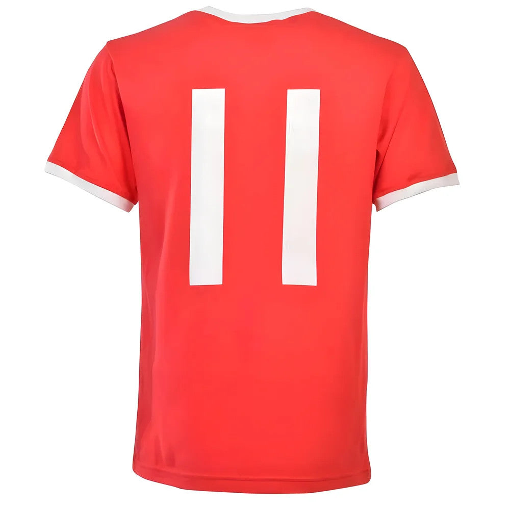 Wales 11 12th Man T-Shirt - Red/White Ringer_1