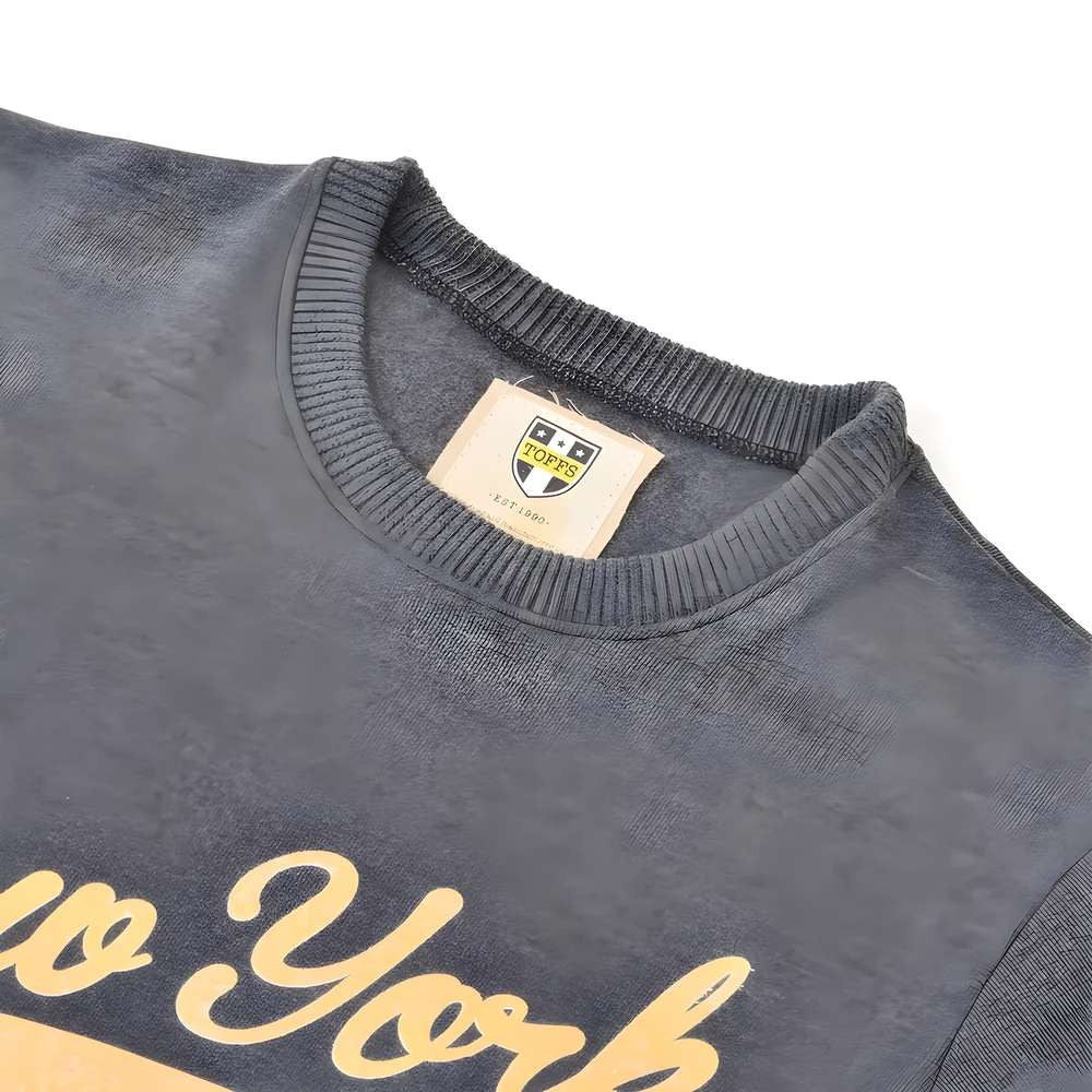NASL: New York Cosmos 71 Amber Print Sweatshirt - Charcoal_2