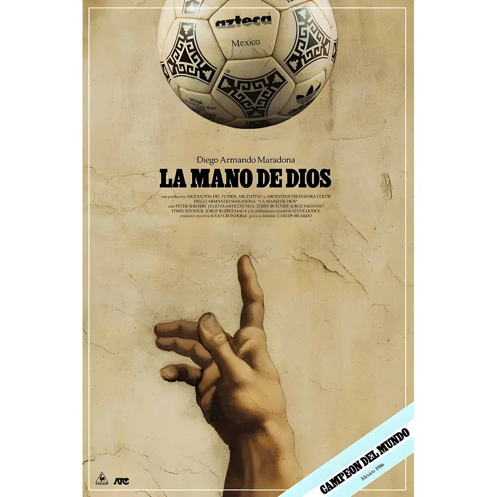 Pennarello: Le mano de dios 1986 - White_1