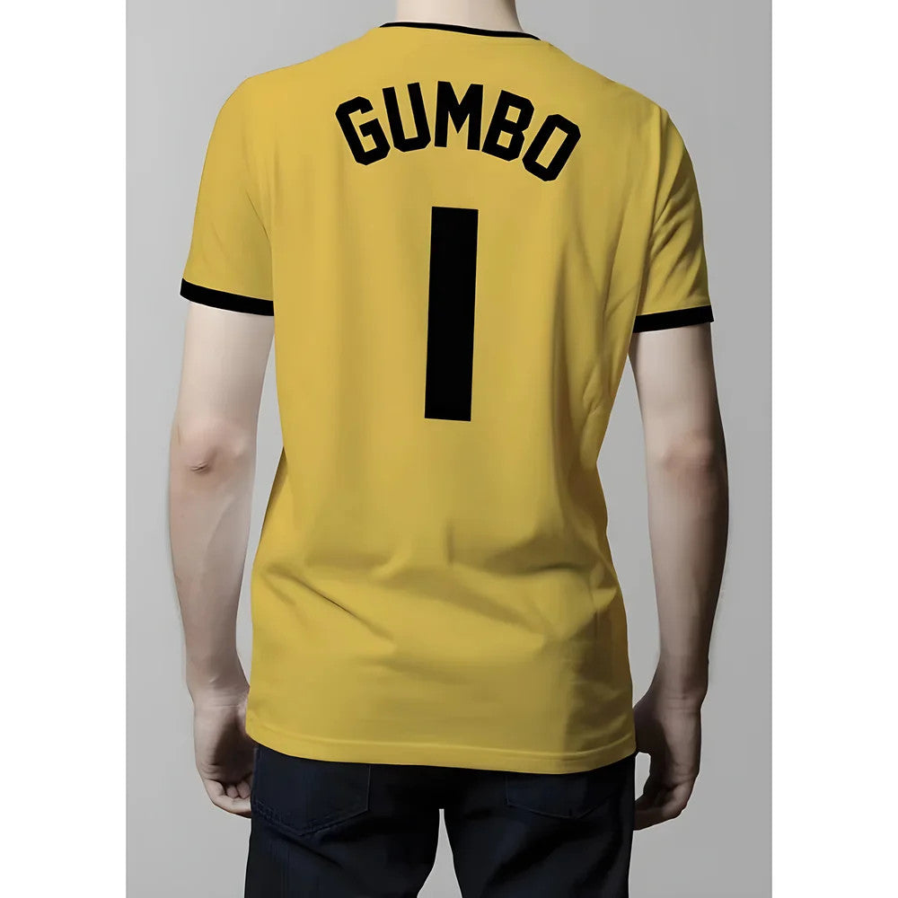 Shadwell Town T-shirt - Amber/Black Ringer_1