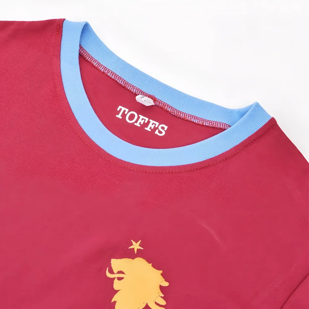 Aston Villa 12th Man T-Shirt - Maroon/Sky Ringer_2