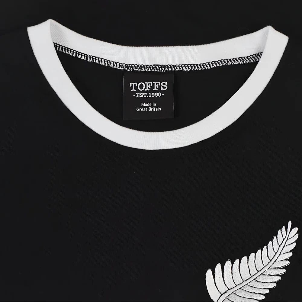 New Zealand Rugby T-Shirt - Black/White_1