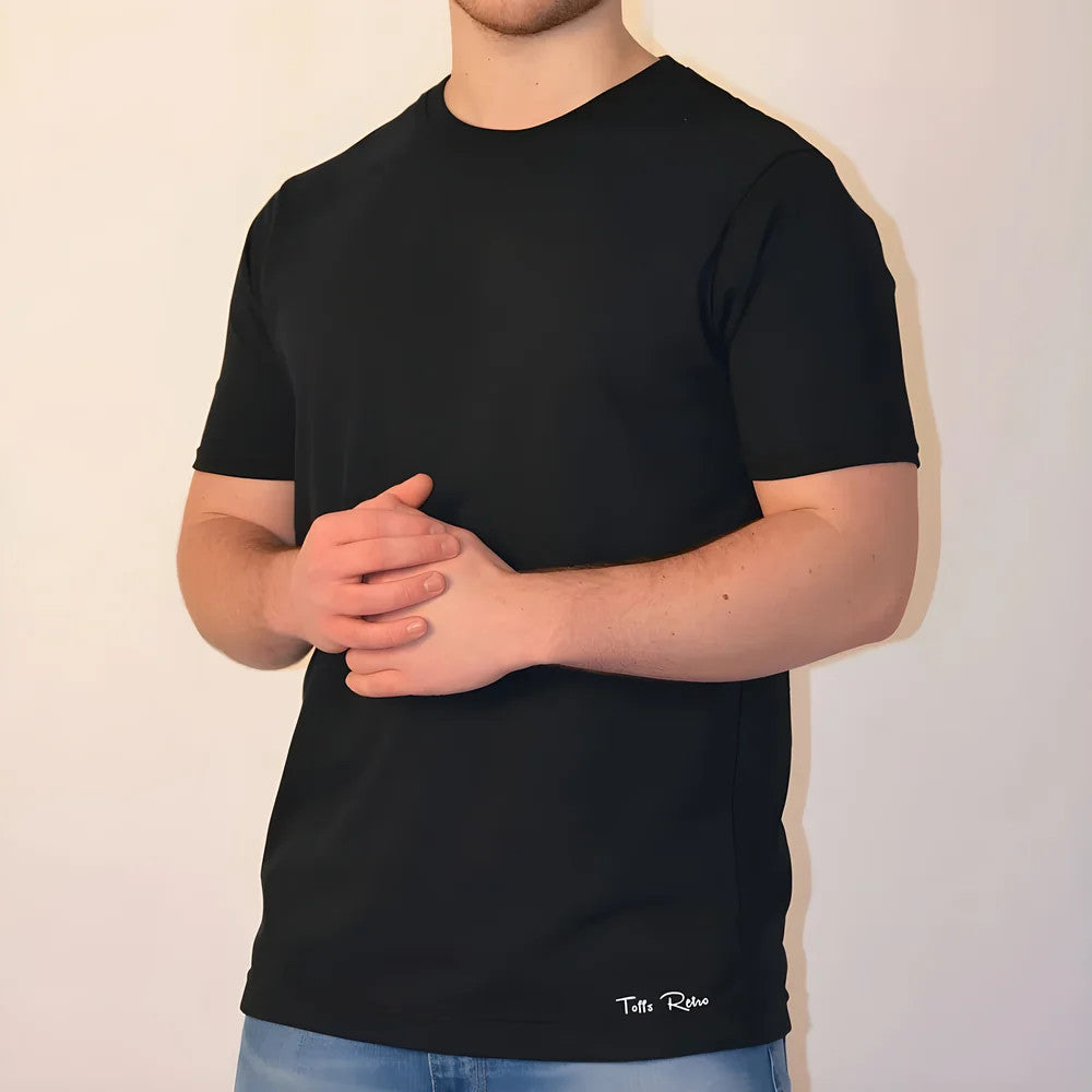 Toffs Retro Black Tee Shirt_1