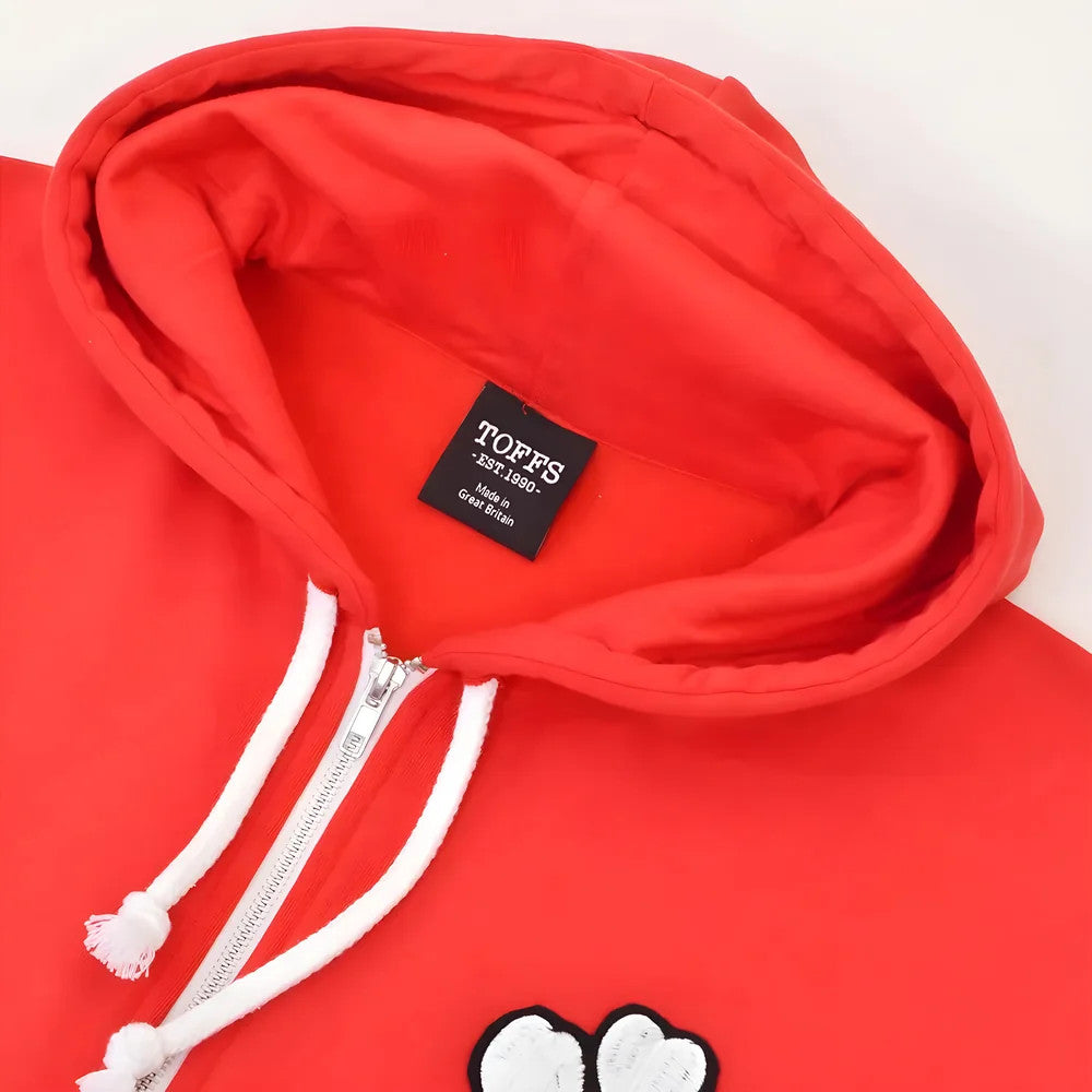 Wales 1905 Vintage Rugby Zipped Hoodie - Red_2