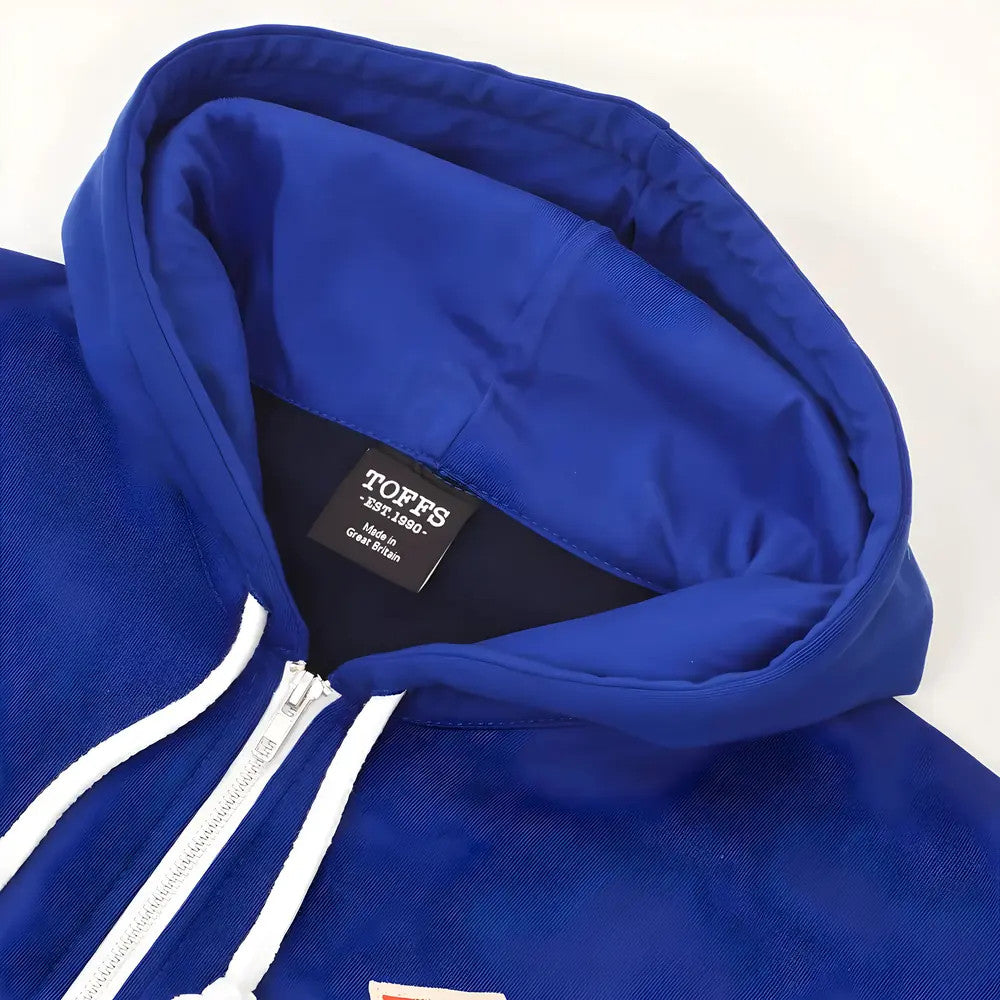 France 1924 Vintage Rugby Zipped Hoodie - Royal_2