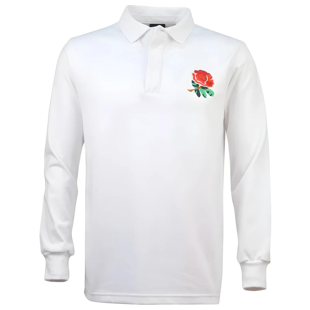England 1980's Vintage Kids Rugby Shirt_0