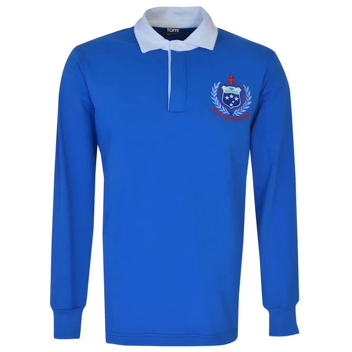 Samoa 1990s Blue Rugby Shirt_0