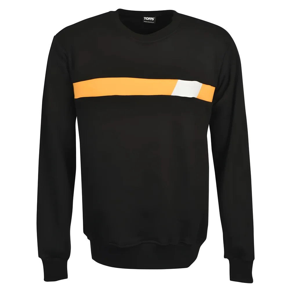 Black & Amber Panel Sweatshirt_0