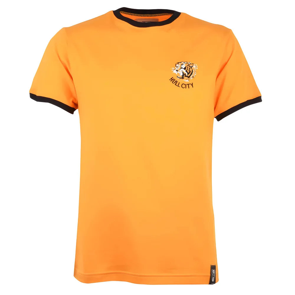 Kids Hull City T-Shirt - Amber/Black Ringer_0