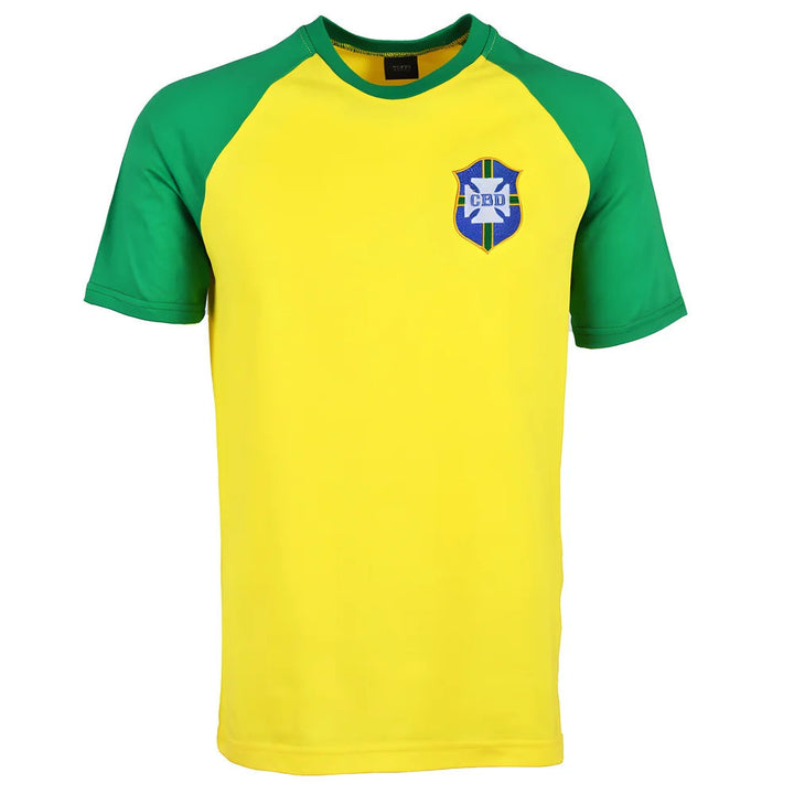 Kids Brazil Raglan Sleeve Yellow/Green T-Shirt_0