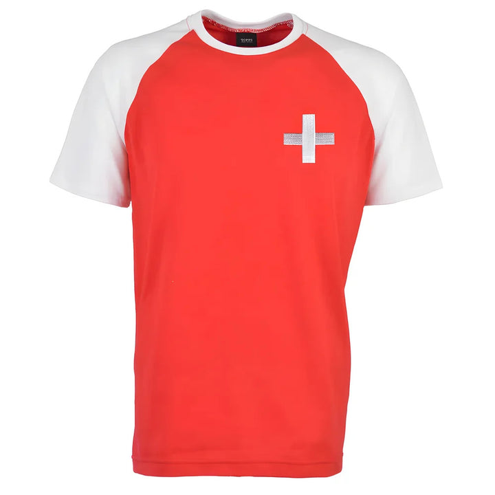 Kids Switzerland Raglan Sleeve Red/White T-Shirt_0