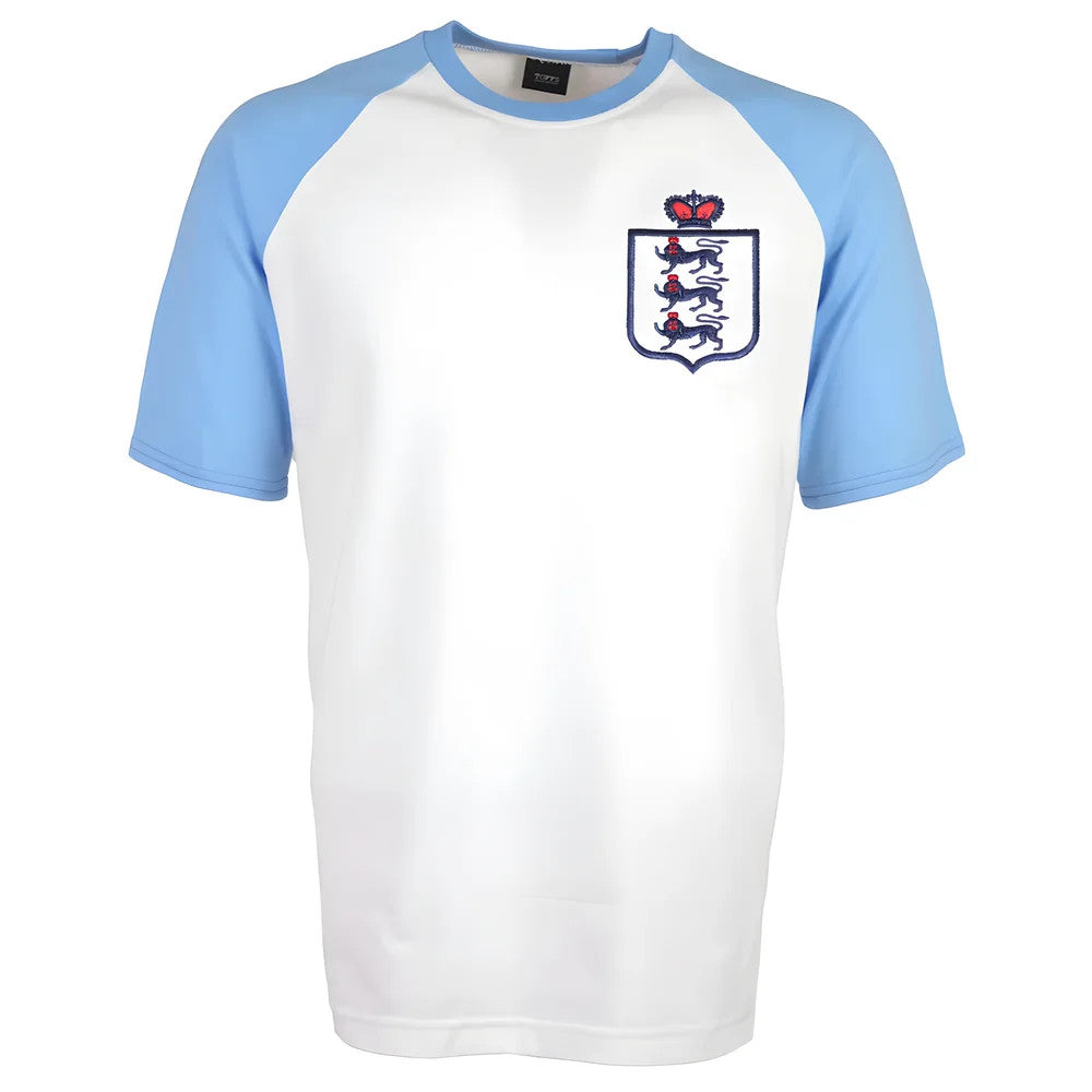 Kids England Raglan Sleeve White/Sky T-Shirt_0