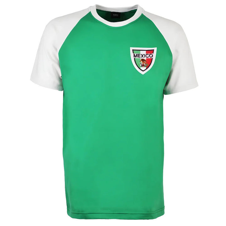Kids Mexico Raglan Sleeve Green/White T-Shirt_0