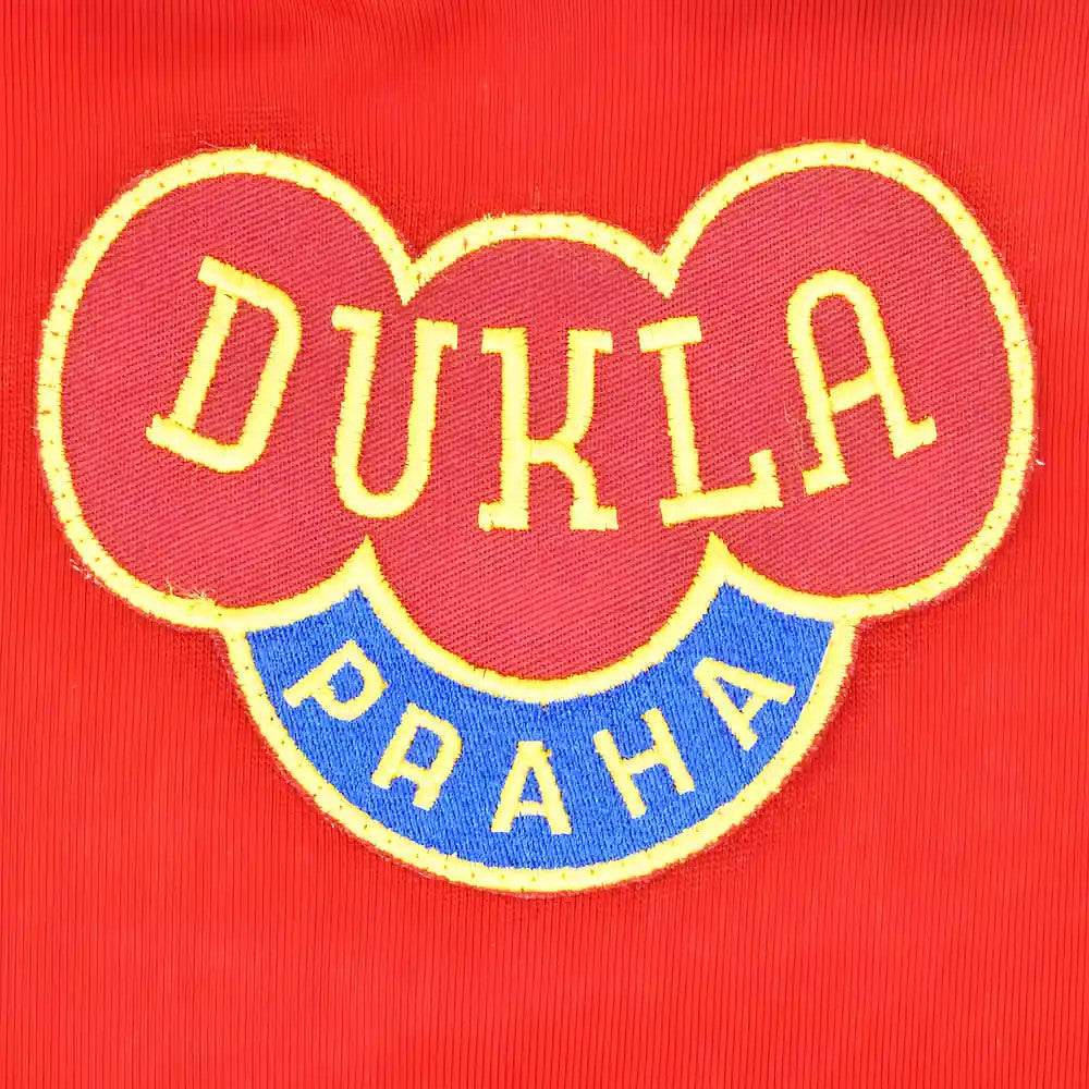 Kids Dukla Prague Hoodie - Maroon/Amber_1