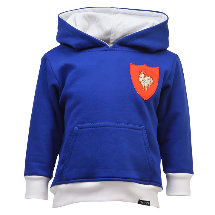 Kids France Hoodie - Royal/White_0
