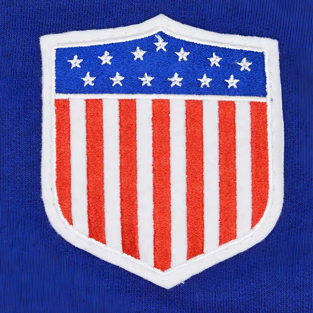 Kids USA Hoodie - Royal/White_1