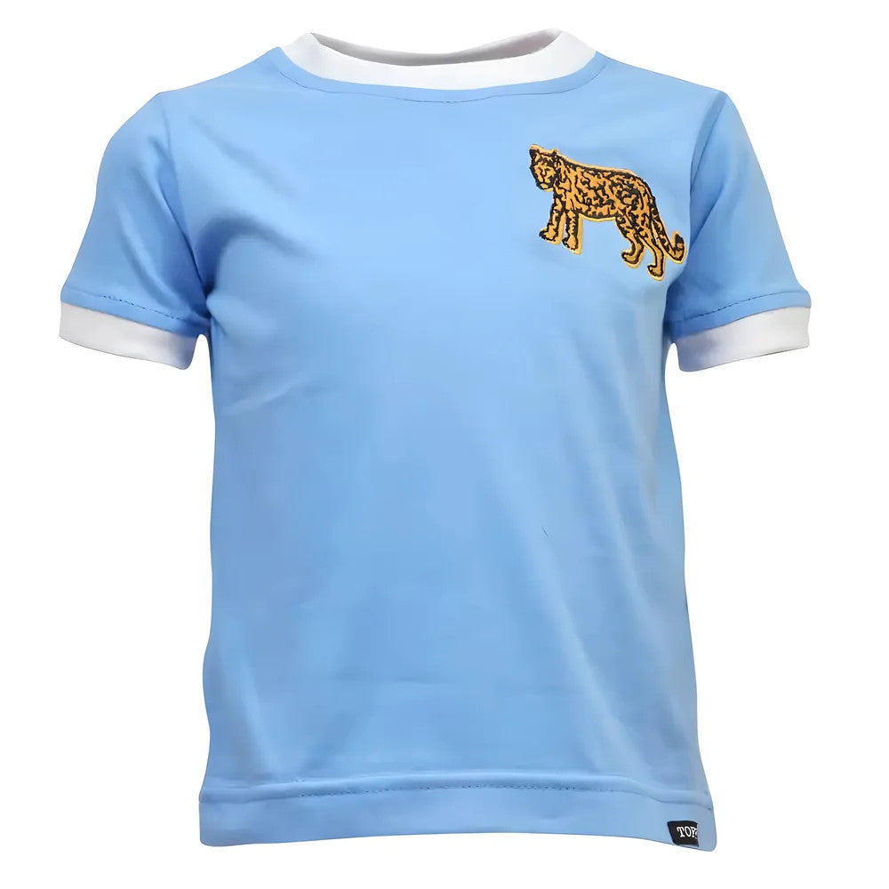 Kids Argentina Tee Sky/White Ringer_0