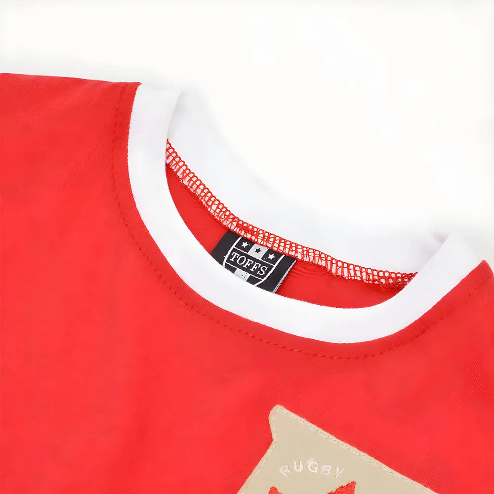 Kids Canada Tee Red/White Ringer_2