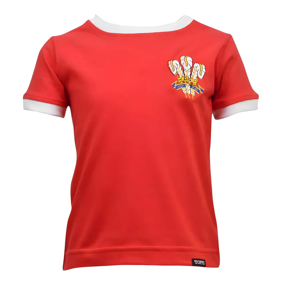 Kids Wales Tee Red/White Ringer_0